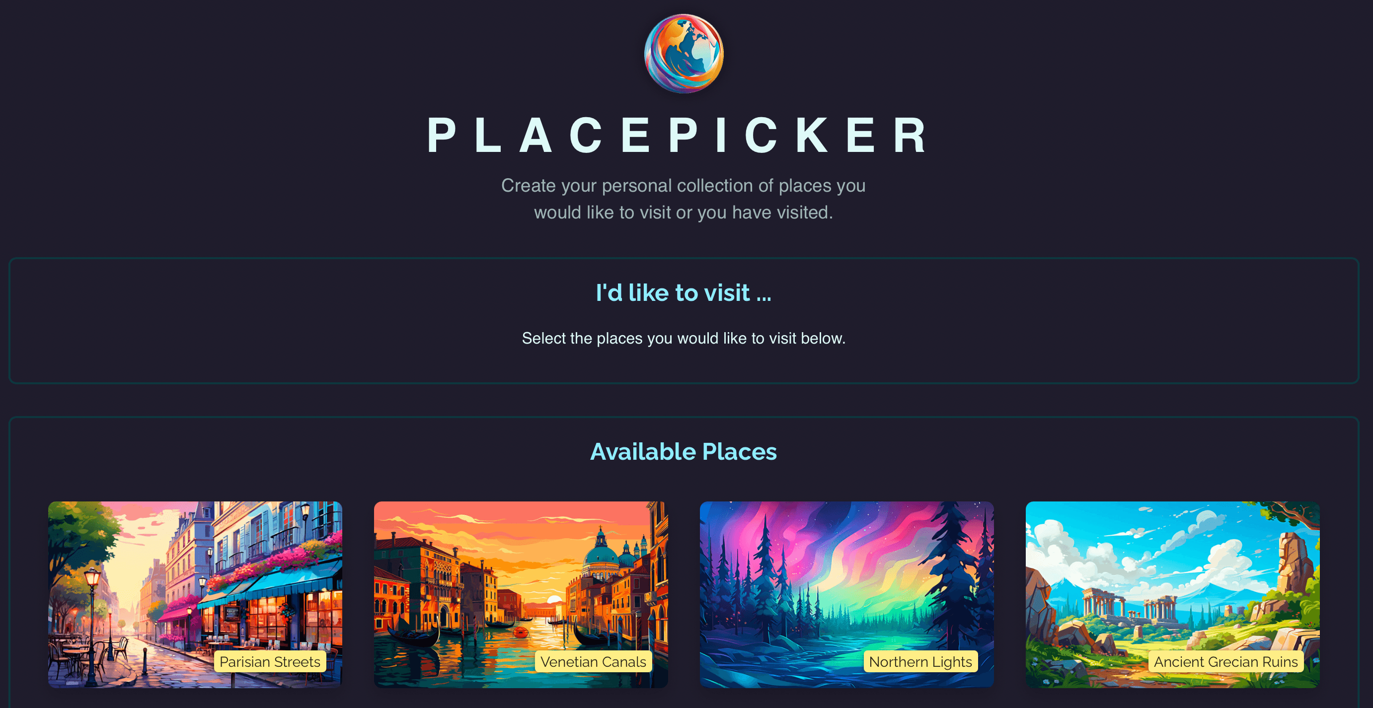 Places Picker